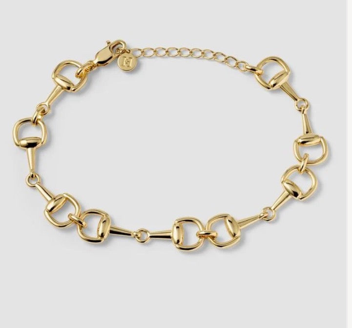 Isabelle -Horsebit Bracelet Gold