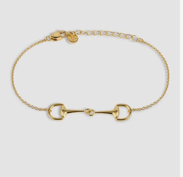 Isabell - Horsebit Bracelet Gull