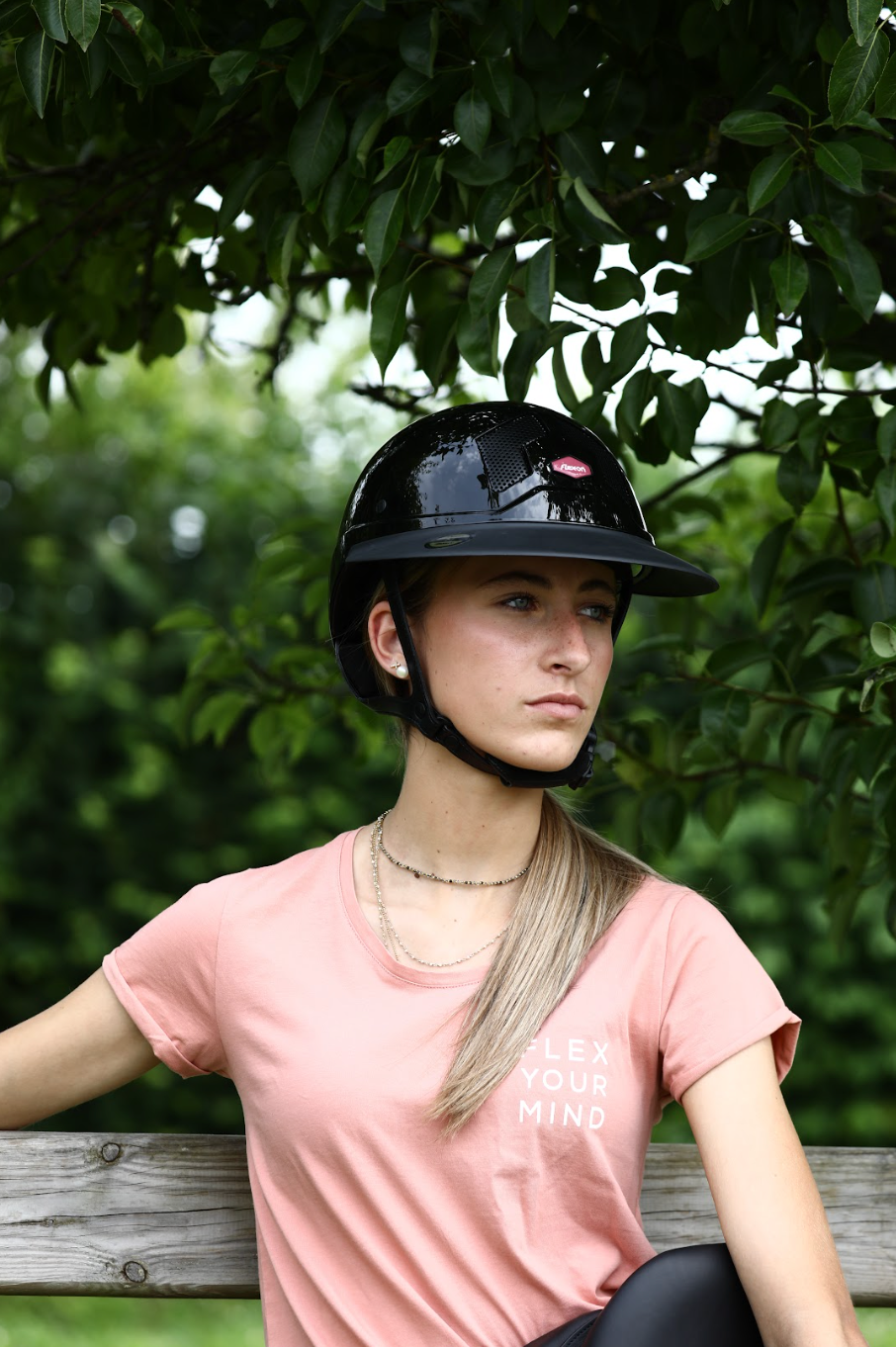 Armet Angel ridehjelm glossy