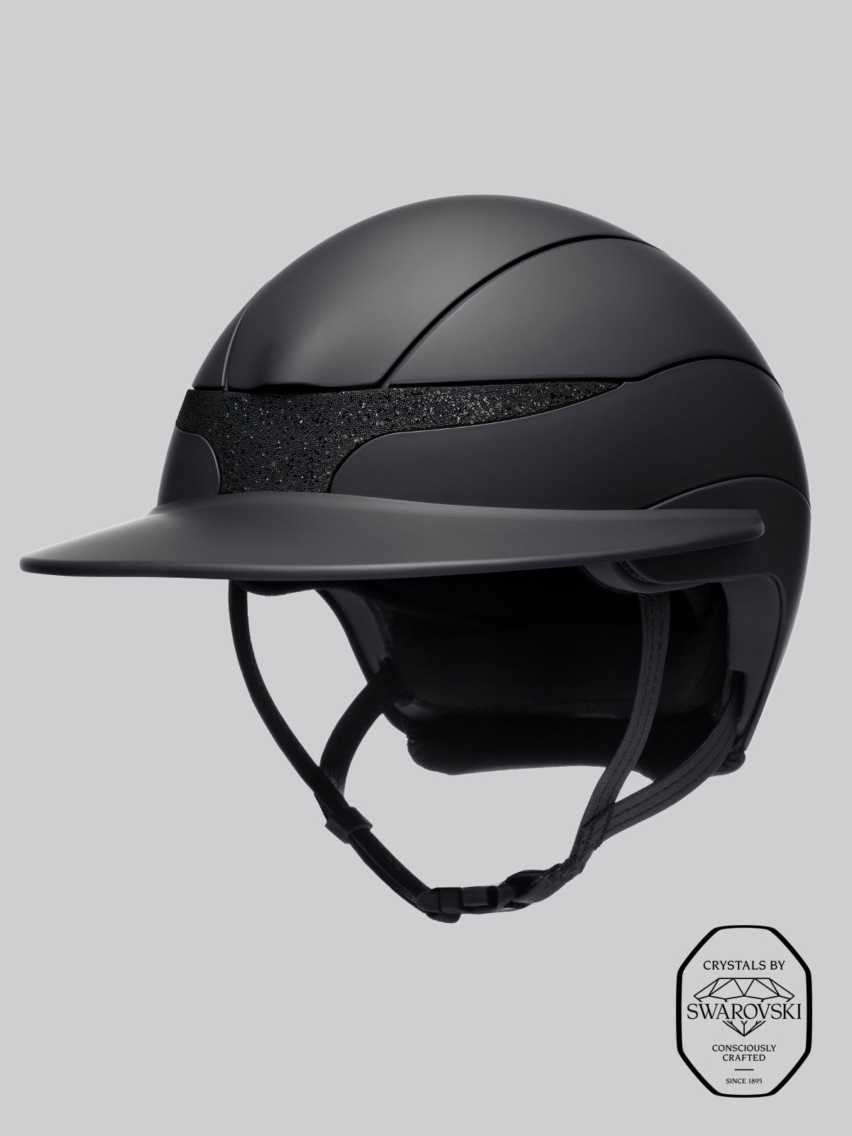 Xanto ridehjelm Swarovski frontbånd