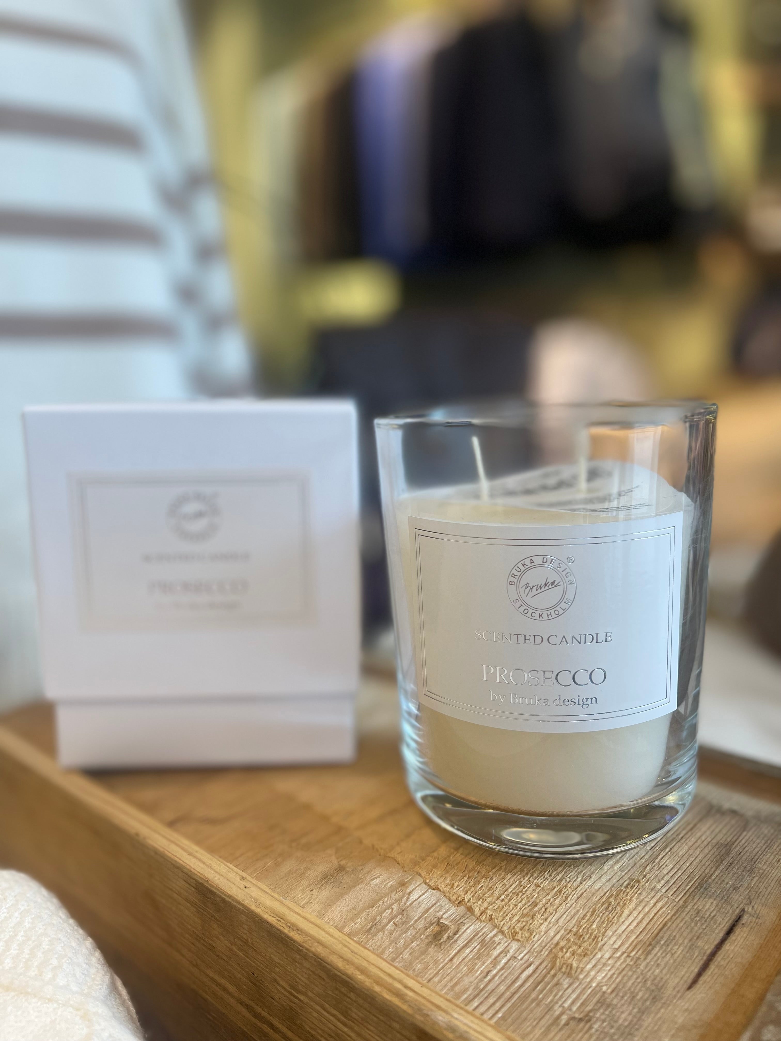 Duftlys Prosecco stor