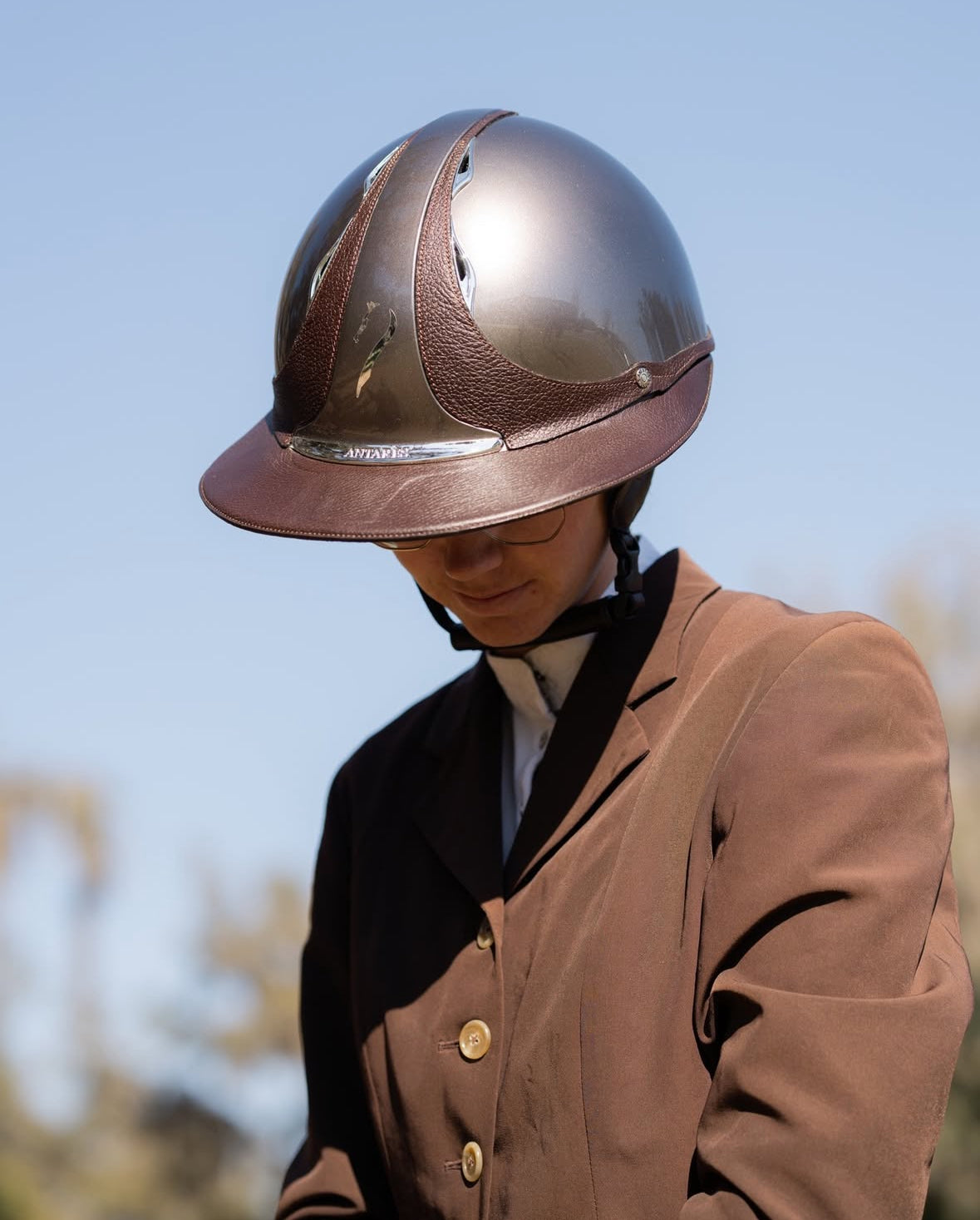 Ridehjelm Premium Eclipse Bison