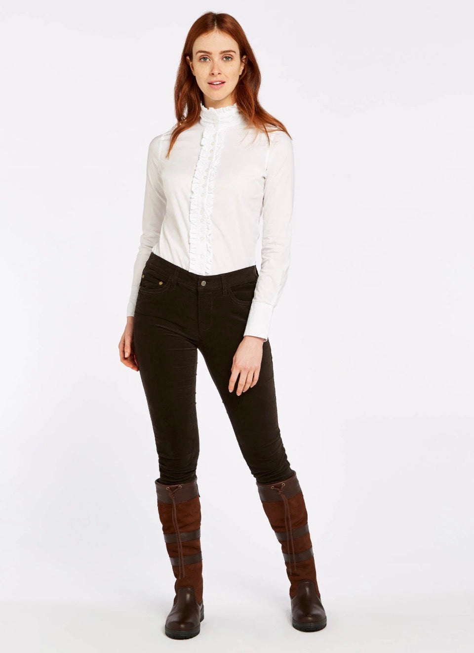 Dubarry pin-cord jeans.