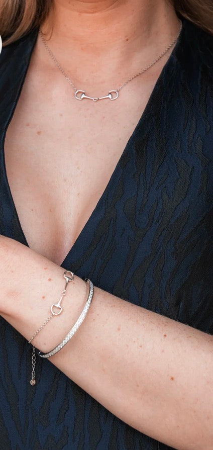 Isabelle - Horsebit Bracelet Silver