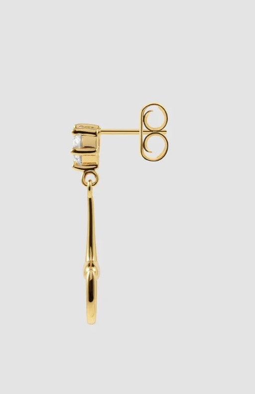Isabelle - Horsebit Earrings Gold