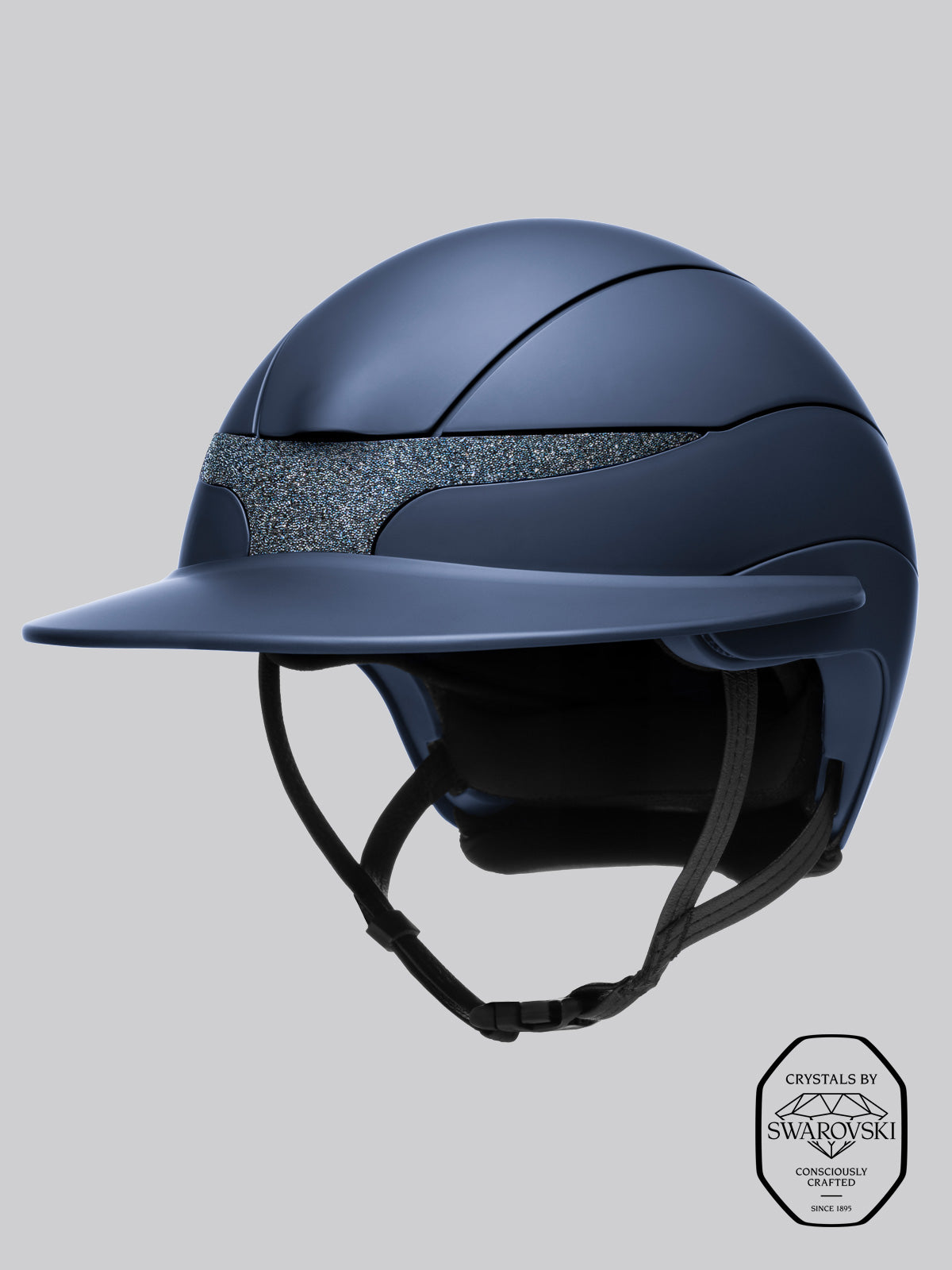Xanto ridehjelm Swarovski frontbånd