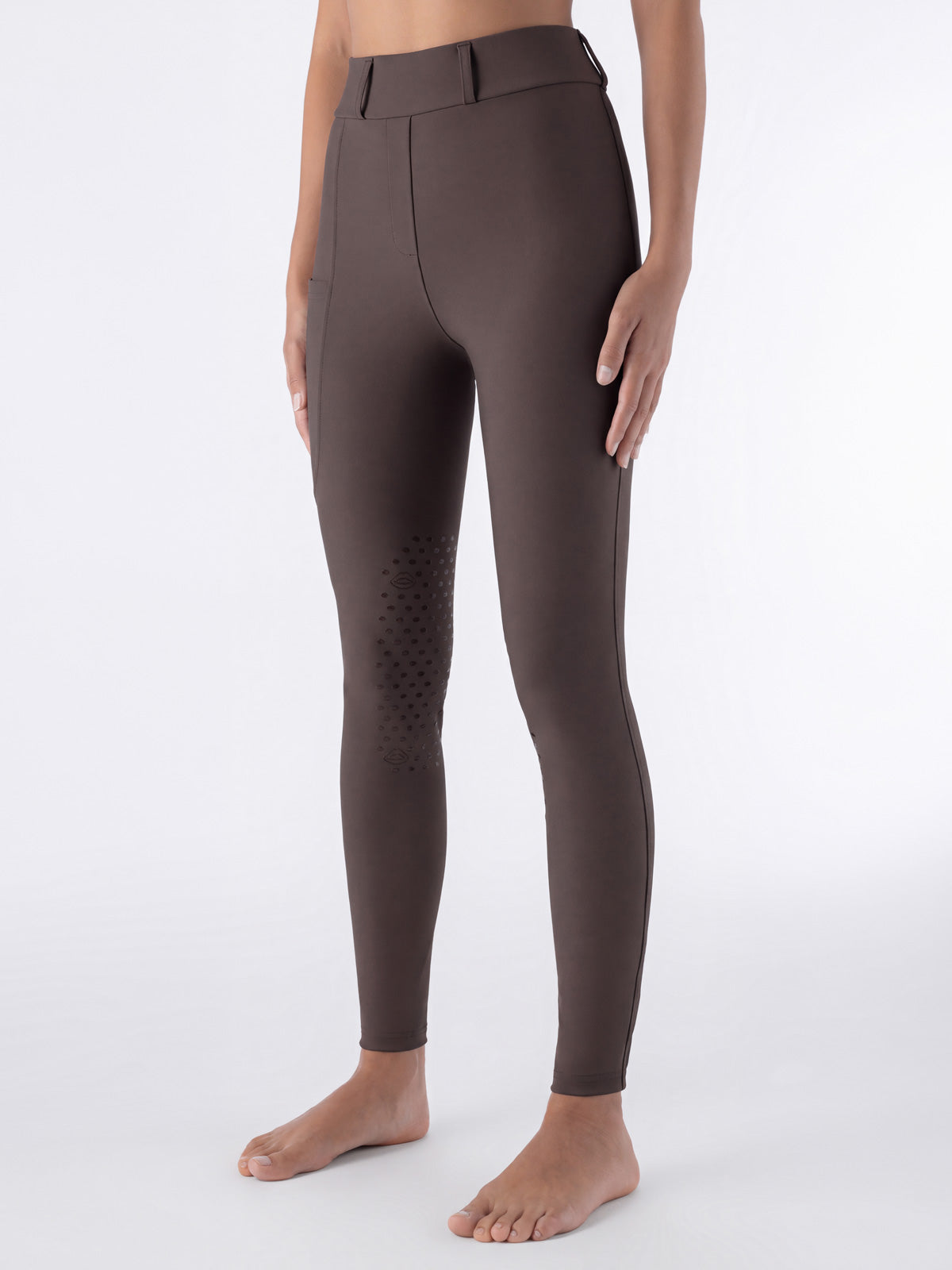 Equiline ridetights med knegrip
