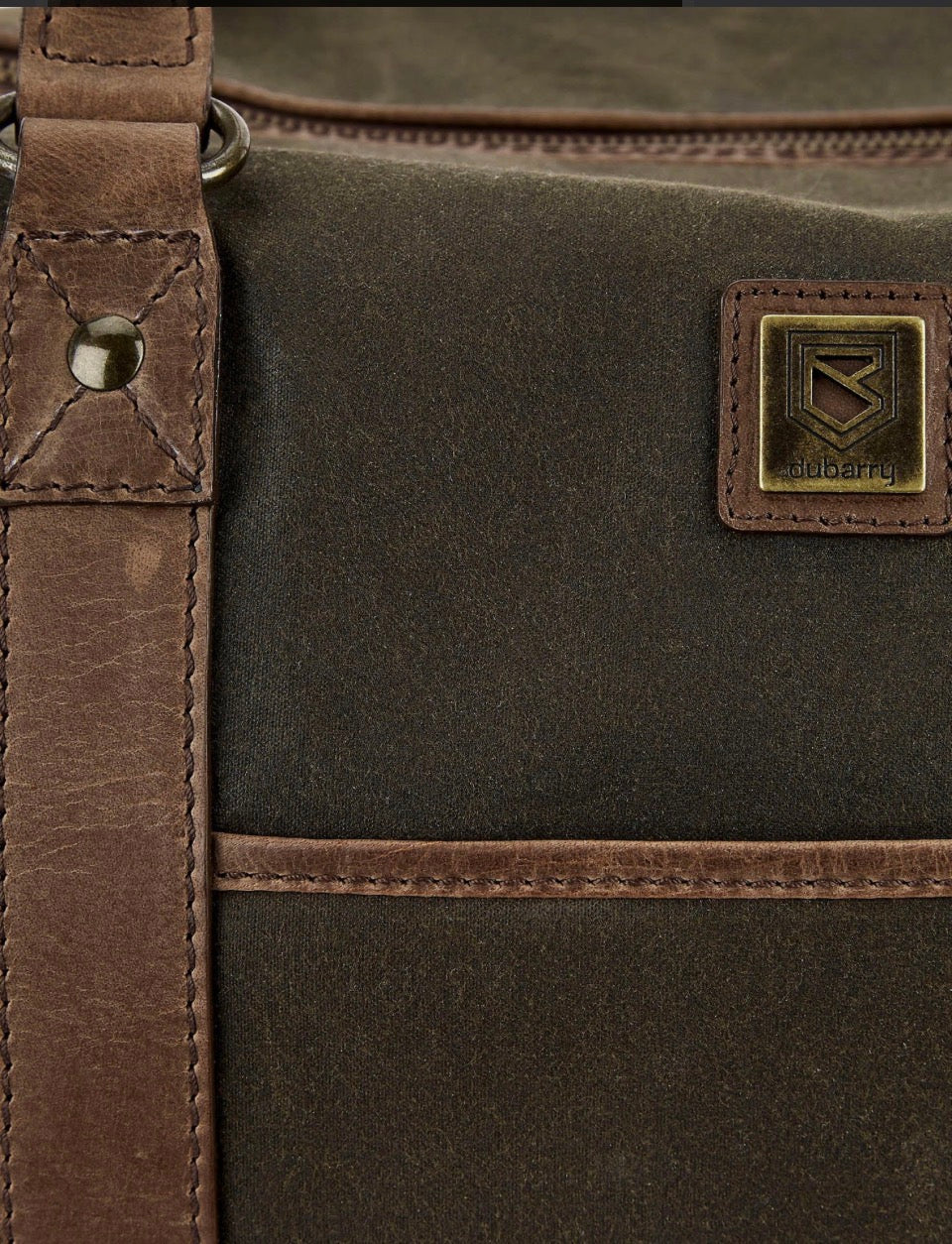 Dubarry Brittas weekendbag i oilskin.