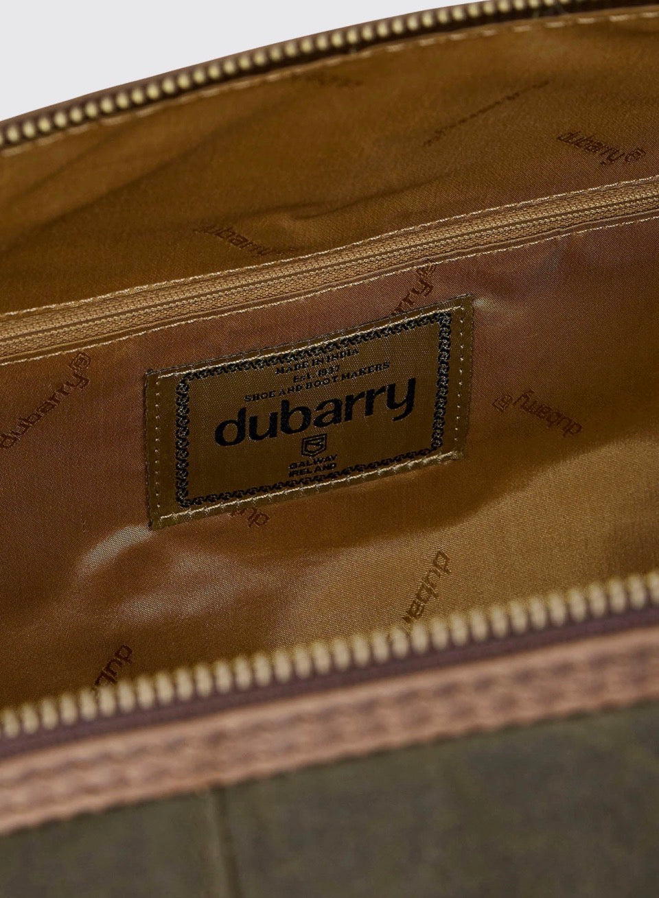 Dubarry Brittas weekendbag i oilskin.