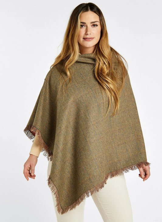 Poncho Hazelwood Tweed