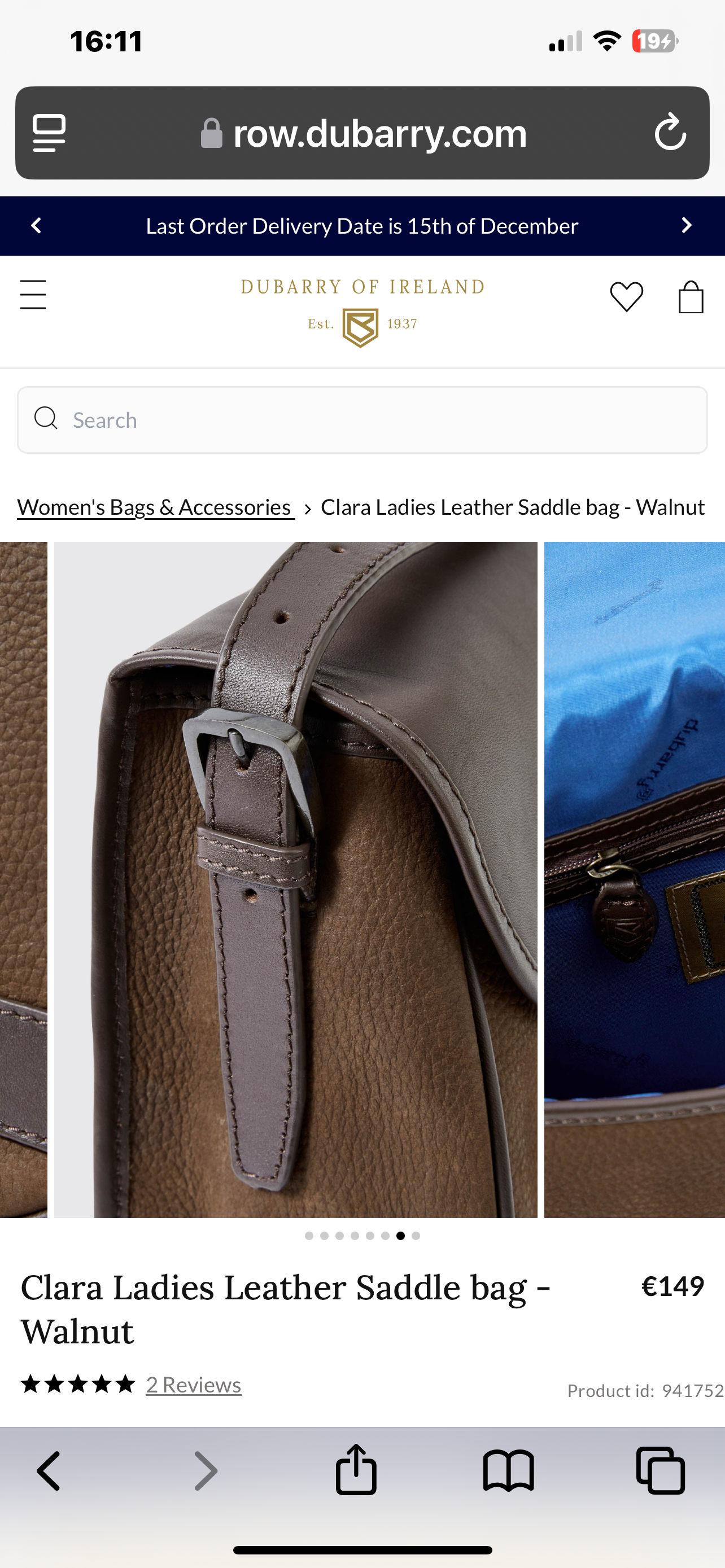 Dubarry Veske Clara